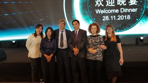 Delegazione di Autopromotec insieme a Mr. James Ching, Vice Presidente Sinomachint